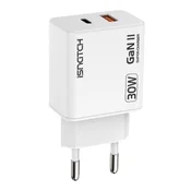 iSNATCH 220V > USB + USB-C polnilec 30W super hitri GaN II