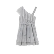 Mayoral Elegantna obleka 6977 Siva Regular Fit