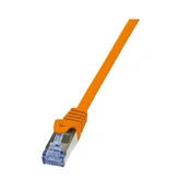 LogiLink PrimeLine patch kabel, Cat.6A, S/FTP, narancasti, 7,5 m