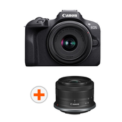 Fotoaparat Canon - EOS R100, RF-S 18-45mm, f/4.5-6.3 IS STM, Black + Objektiv Canon - RF-S, 10-18mm, f/4.5-6.3, IS STM