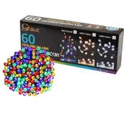 shumee Sončna girlanda s 60 LED večbarvnimi lučmi za vrtne in božične okraske