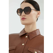 Sončna očala Burberry ženski, rjava barva