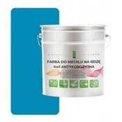 shumee Kovinska barva za rjo 4 v 1 modra RAL5018 I SEE pocinkano jeklo 2,5 l mat