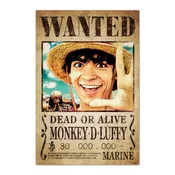 Grupo PLAKAT EN PIECE NETFLIX - WANTED MONKEY D. LUFFY, (20837280)