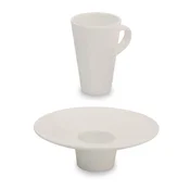 Le Nouveau Coq Skodelica za kavo s podstavkom 100ml/porcelan, (5000199578)
