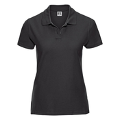 Ultimate Russell Womens Black Polo Shirt