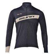 SUNN Majica z dolgimi rokavi, moška, črna, XS-XL