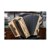 Diatonična harmonika Melodija, model META, javor 3/III 37+3, A mano