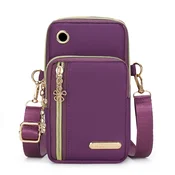 INF Najlonska torbica za čez ramo za telefon, majhna torbica za čez ramo za ženske Purple, (5000274509)