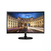 SAMSUNG Gaming monitor 24 VA zakrivljeni LC24F390FHRXDU