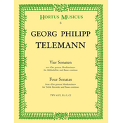 TELEMANN:FOUR SONATAS FOR TREBLE RECORDER