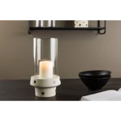 Venture Design Lantern 15x29 cm Bela, Kamnina