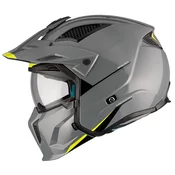 MT HELMETS otvorena kaciga MT Streetfighter SV S Solid A22, siva sjajna