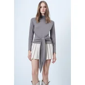 Trend Alacati Stili Ženska bluza Alc-X14652, Smeda