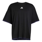 ADIDAS PERFORMANCE Funkcionalna majica CLIMACOOL Graphic črna / bela