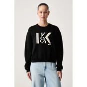 Karl Lagerfeld Jeans pulover ženski bombažen