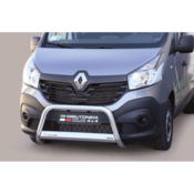 Misutonida Bull Bar O63mm inox srebrni za Renault Trafic L1, L2 2014-2018 EU certifikatom