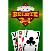 Belote 3 in 1 Steam Key (PC) GLOBAL