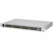 UBIQUITI USW-48-PoE is 48-Port managed PoE switch with (48) Gigabit Ethernet ports including (32) 802.3at PoE+ ports/ and (4) SFP ports. Powerful second-generation UniFi switching.