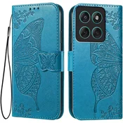 GS Ovitek za Motorola Moto G86 5G, metuljček, moder