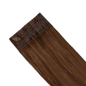 SEISETA Prirodna kosa za nado gadnju, Keratin, 50/55cm, 8 Dark Blonde, 25 pramenova