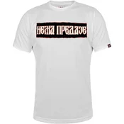 011Shop Muška majica kratkih rukava, Nema predaje, Bela