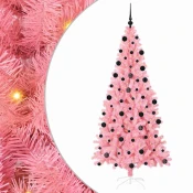 Božicno drvce s 300 LED svjetlima Ružicasta 210 cm PVC