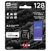 Memorijska kartica GoodRAM microSD 128GB IRDM UHS I U3 A2 + adapter