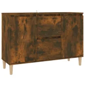 Komoda boja dimljenog hrasta 101x35x70 cm konstruirano drvo