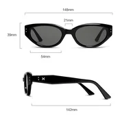 Loho Unisex naocare za sunce, Crne