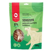NEW MACED Szaszłyk Palčke, ovite z zajcem - žvečilni pripomoček za pse - 500 g