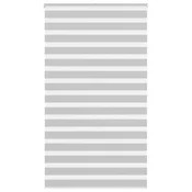 Vidaxl Zebra senčilo svetlo sivo 125x200 cm tkanina širina 120,9 cm