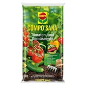 COMPO Sana substrat za paradižnik in zelenjavo z gnojilom 20 l