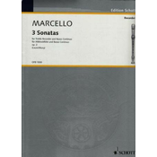 MARCELLO:3 SONATAS FOR ALTBLOCKFLOTE UND BASSO CON. OP.2