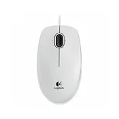 Miš žicni Logitech B100 optical USB, bijeli