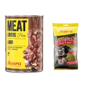 6 x 400g/800g Josera Meatlovers + 150 g Rind Josera Loopies gratis! - Pure: Janjetina (6 x 800 g)