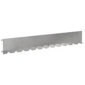 vidaXL vidaXL Robovi trave 30 pcs 102 x 15 x 4 cm Jeklo Srebrna, (5000301639)