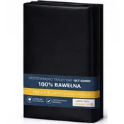 Tradicionalna rjuha z elastiko 100% BOMBAŽ 160x200/210 črne barve