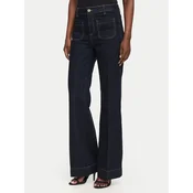 Liu Jo Jeans hlače UF6196 D4854 Mornarsko modra Flare Fit