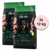 Fitmin FOR LIFE Mini Lamb & Rice 2 x 12 kg