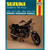 Suzuki Gs550 (77 - 82) & Gs750 Fours (76 - 79)