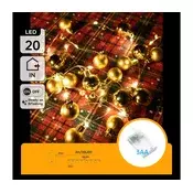 Aigostar - LED lanac 20xLED/3xAA 2m topla bela