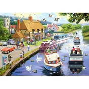 Ravensburger - Puzzle Večer na reki - 1 000 kosov