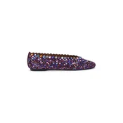 Kurt Geiger London balerinke semišaste Jewel Perf Ballerina Purple