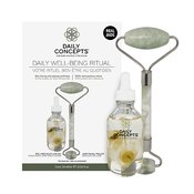 Daily Concepts Jade Facial Roller with Iris Oil