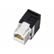 slomart Alantec MB001 RJ45 žična povezava (Cat5e) - Črna in Bela, 22/24 AWG, Zlato prevlečeni kontakti, 750 cikel življenjske dobe