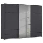 Premium Living Omara Z Drsnimi Vrati Elara, Temno Siva