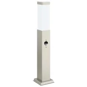 Vidaxl Stebriček s senzorjem 50 cm nerjaveče jeklo IP44