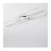 LED plafonsko svetlo 3xLED/6W/230V 3000K srebrno