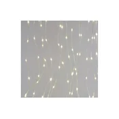 LED božična nano veriga – zavesa, 2,9x1,5 m, zunanja in notranja, topla bela, programi